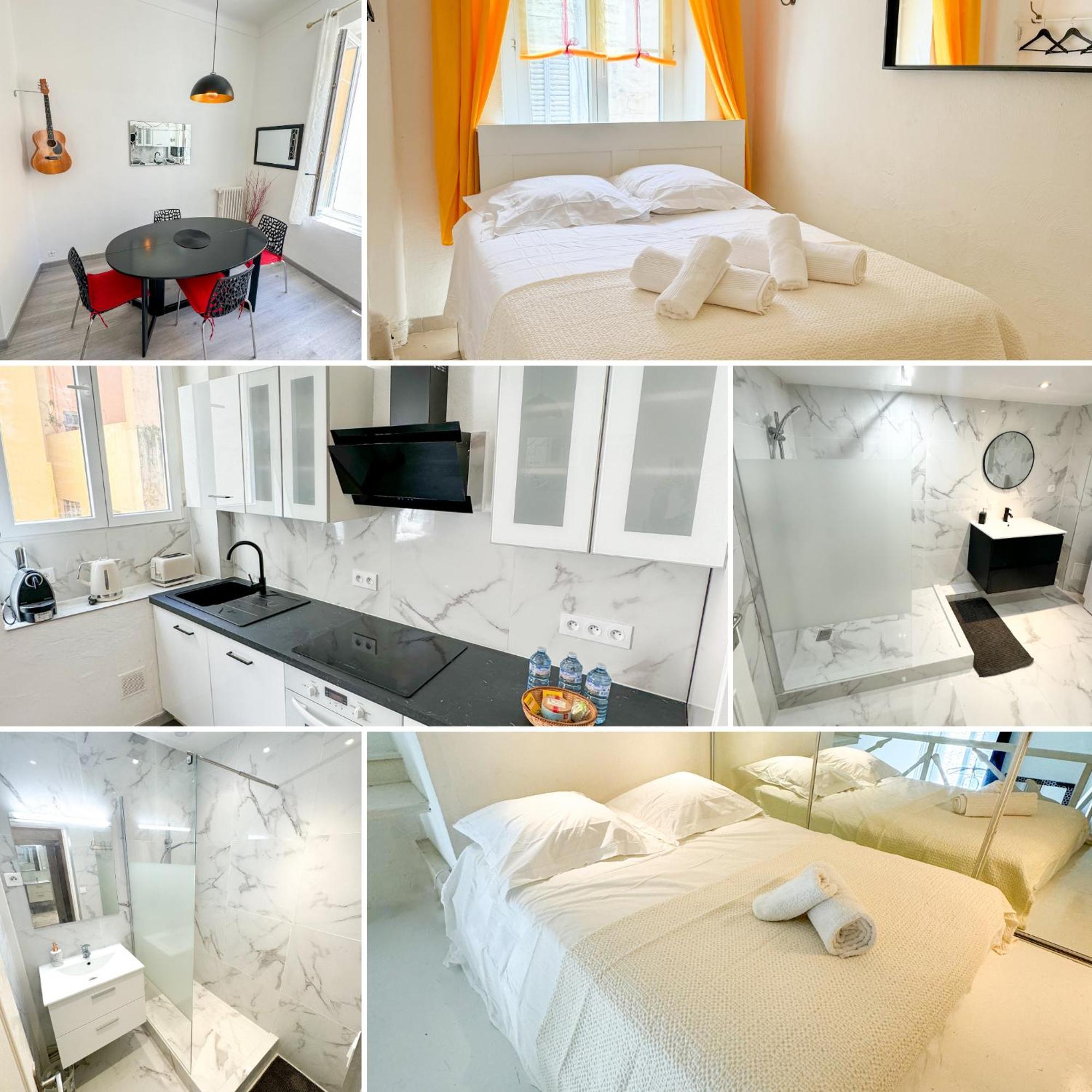 Apartment L'echappee De Riviera I Centre-ville I Climatise I Proche Gare Et I Ideal Couple Et Famille Nizza